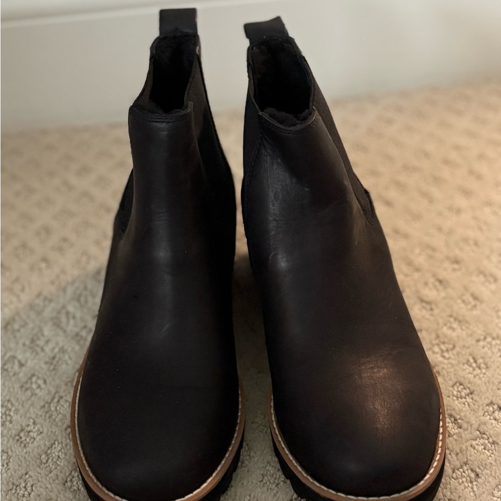 Eileen Fisher Black Ankle Booties